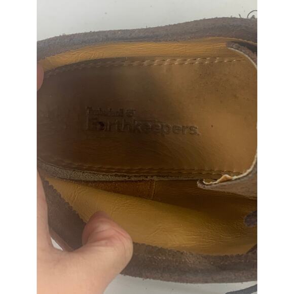 Earthkeepers Men's Timberland Handcrafted Leather Chukka Boots Brown Size 14M - Picture 5 of 7